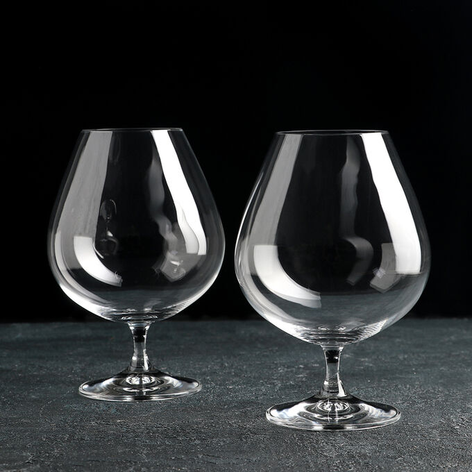 Набор бокалов для бренди Bohemia Crystal «Винтаче», 875 мл, 2 шт