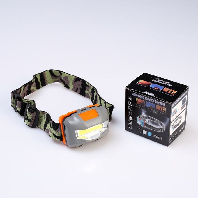 фонарь налобный 3 режима