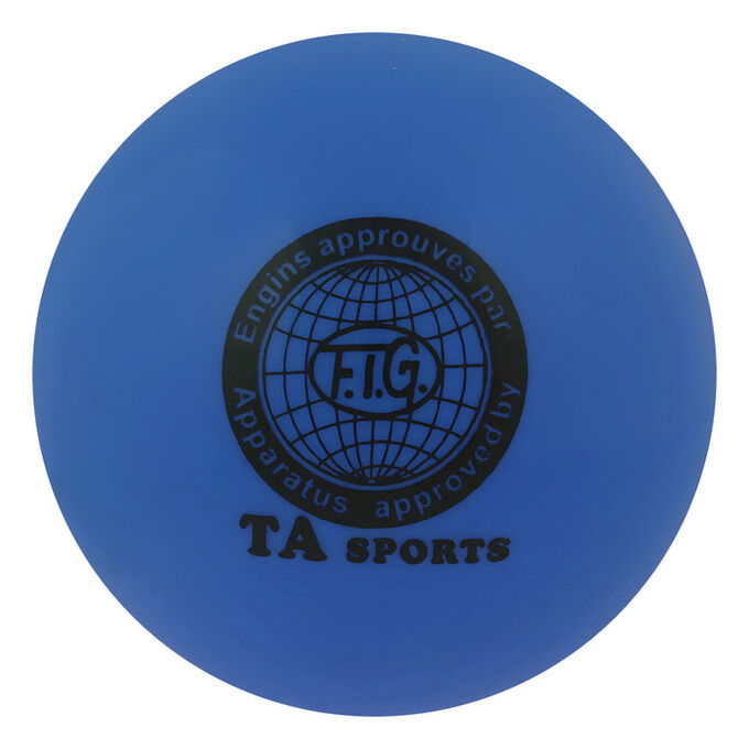 Мяч для художественной гимнастики 18,5 см, 400 г, цвет синий