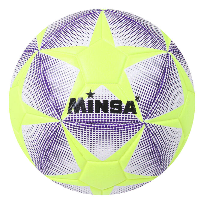Мяч футбольный MINSA, 12 панелей, TPU, машинная сшивка, размер 5, 400 г