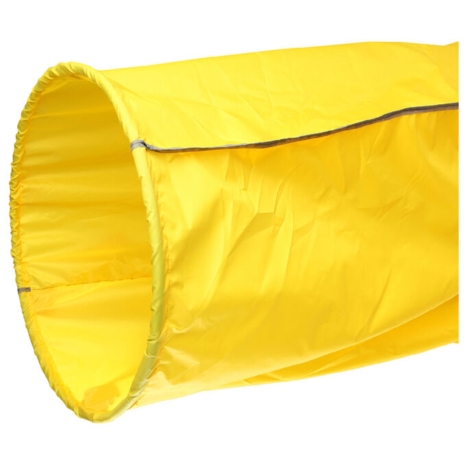 СИМА-ЛЕНД Тоннель для эстафет, длина 3,5 м, 2 обруча d=75 см, цвет жёлтый