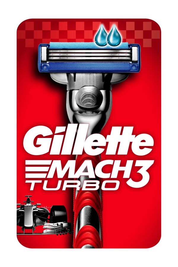 MACH3 Turbo Бритва с 2 сменными кассетами
