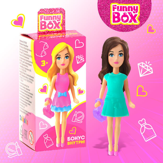 Игровой набор Funny Box «Чудесные куколки»: карточка, фигурка, аксессуары