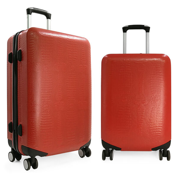 Комплект чемоданов Borgo Antico. ABS 8029 EY red (4 колеса)