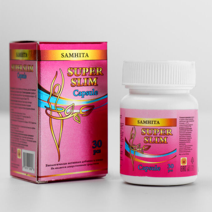 Dabur Самхита «Супер Слим», восстановление метаболизма, 30 капсул
