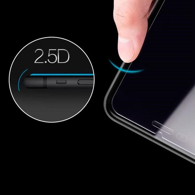 Защитное стекло Samsung A710F Galaxy A7 (2016) Nano черное, 0.1 mm