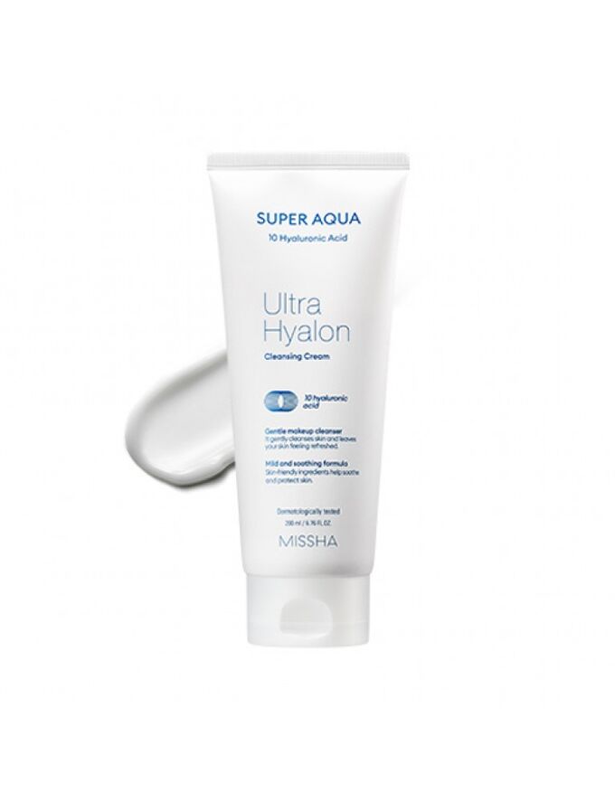Очищающий крем для лица MIS*SHA Super Aqua Ultra Hyalron Cleansing Cream