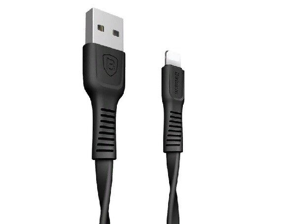 Кабель Baseus tough series Lightning - USB черный 1м