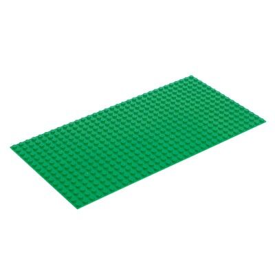 Пластина-основание для конструктора, 25,5*12,5 см, цвет зелёный