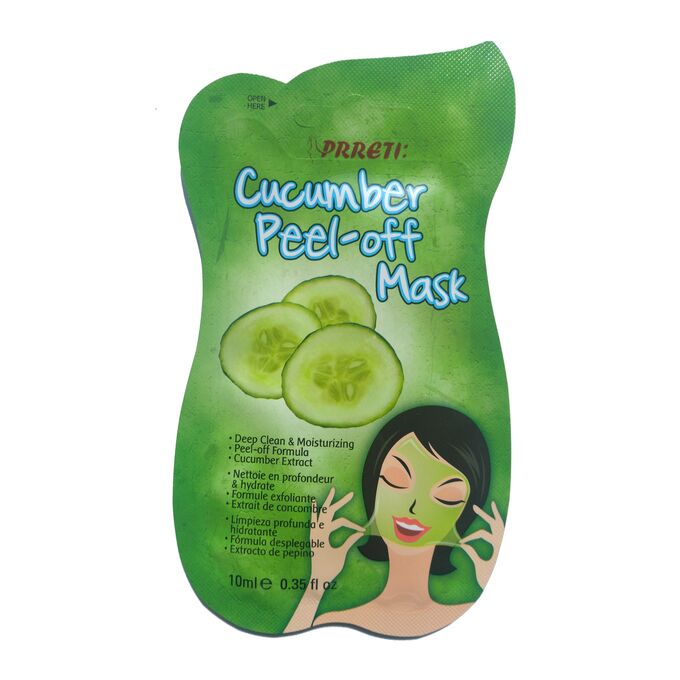 Очищающая маска-пленка &quot;Prreti&quot; для лица с экстрактом огурца &quot;Cucumber Peel-off Mask&quot; 10 мл 576