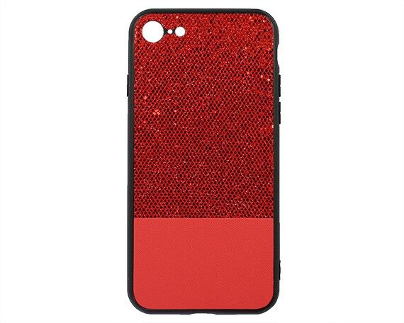 Чехол iPhone 7/8/SE 2020 Bling (красный)