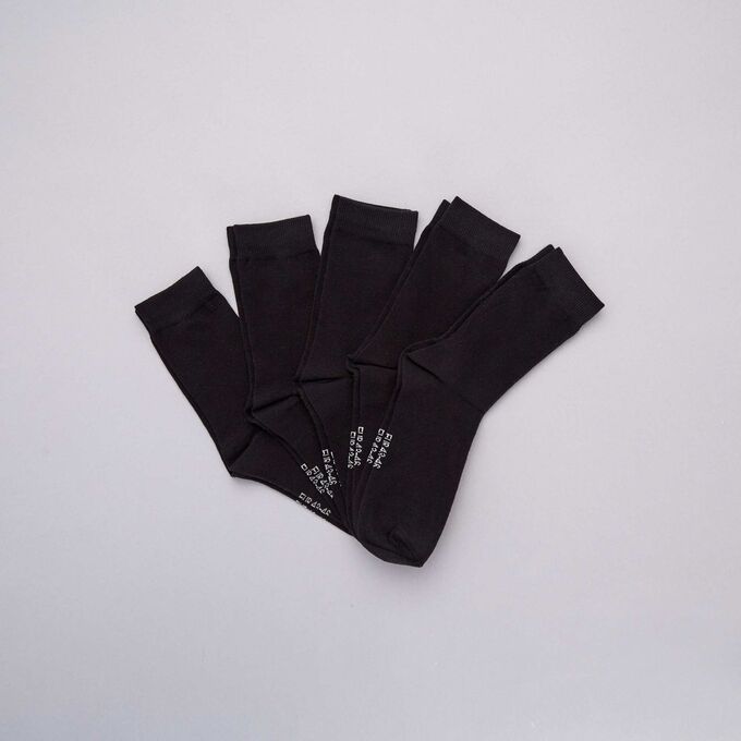 Комплект из 5 пар носков - черный
