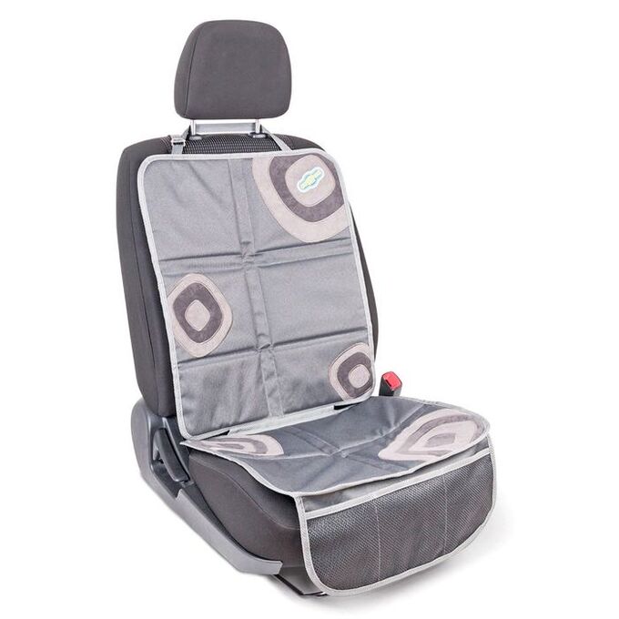 Защитная накидка &quot;Смешарики&quot;, под детское кресло, на спинку и сиденье,цвет серый, SM/COV-020 GY/GY