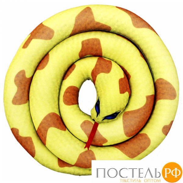Игрушка «Змея-спираль» (Аи014зспи02, 140х4,5, Желтый, Кристалл, Микрогранулы полистирола)
