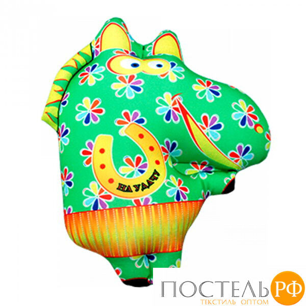 Игрушка «Коняшка» (Аи21лош11, 31х26, Зеленый, Кристалл, Микрогранулы полистирола)