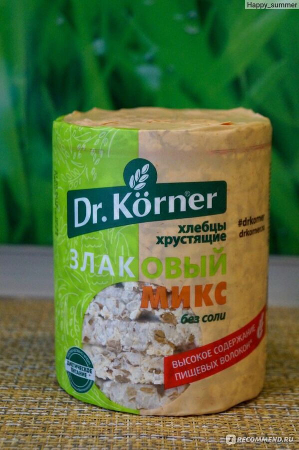 Dr. Korner Хлебцы МИКС 90гр