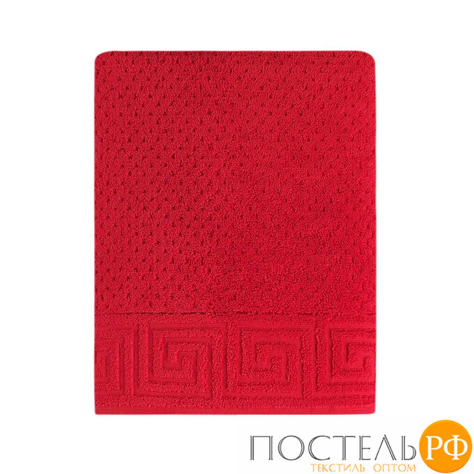 Полотенце Arya Жаккард 50X90 Meander Красный | Полотенца для рук и лица ...
