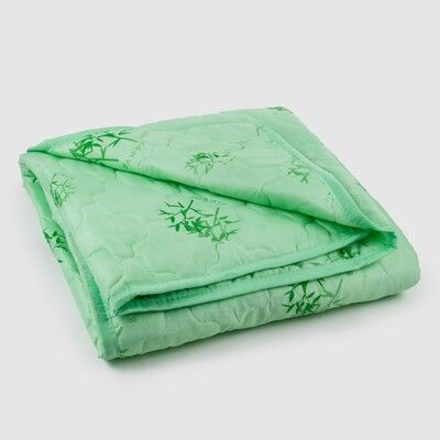Одеяло стеганое Бамбук 145х205 см, 150г/м2, бумбуковое волокно, чехол ПЭ 100%