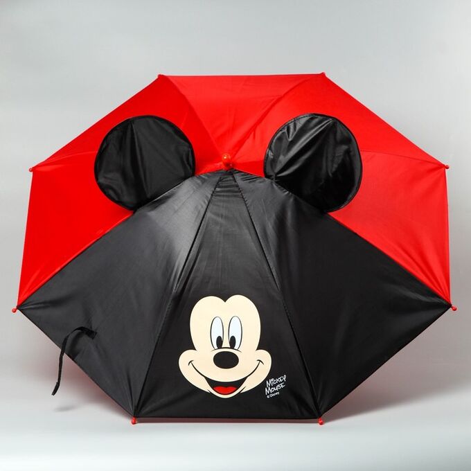 Зонт детский с ушами «Микки Маус» ? 70 см