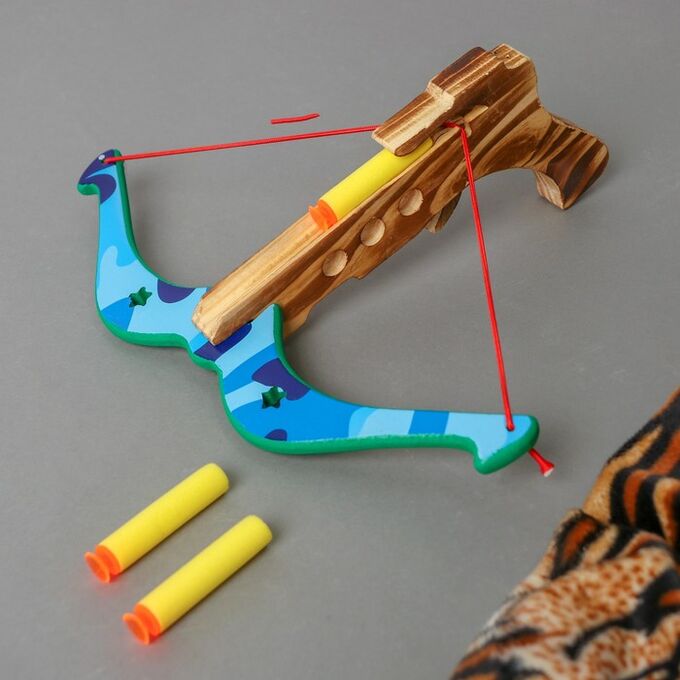 Игрушка деревянная «Арбалет» 22-29-10,5 см, МИКС
