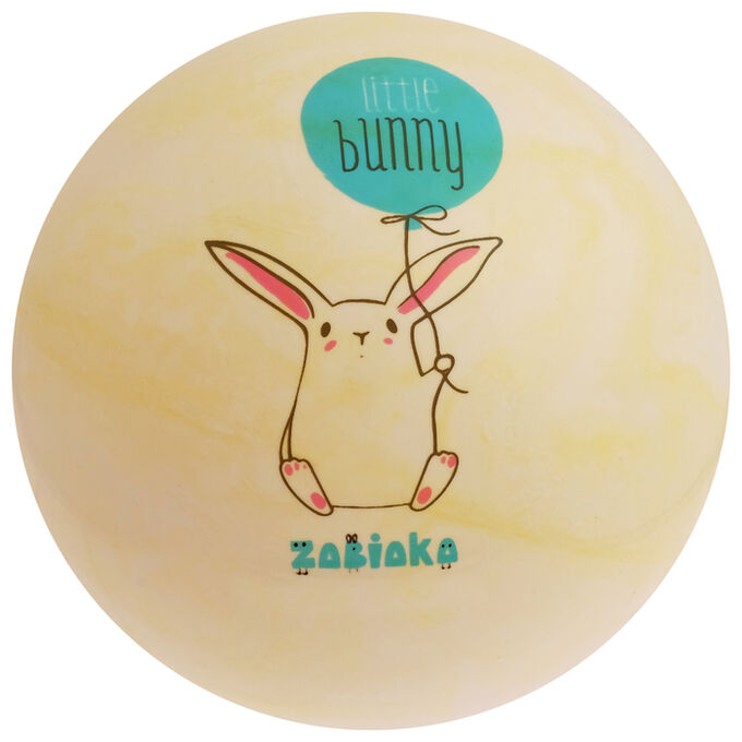 ZABIAKA Мяч детский «Маленький заяц», d=22 см, 60 г