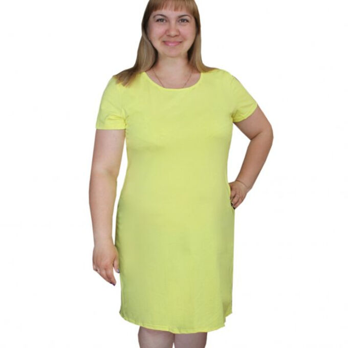 Платье желтое М-0072Ж