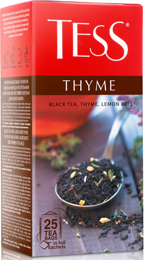 TESS Чай ТЕСС Тайм 1,5г*25  черн.с доб.