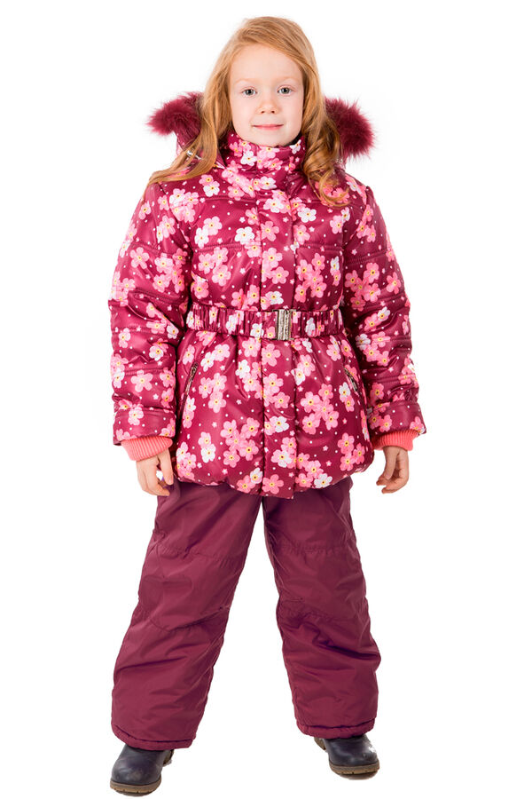 Комплект зимний для девочки, синтепон - куртка 300 гр, полукомбинезон 200 гр.