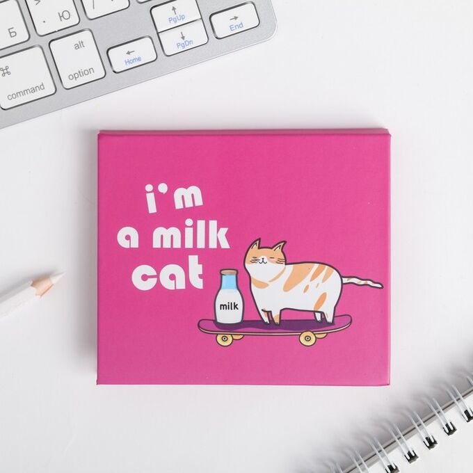 Art Fox Набор стикеров &quot;I&#039;m a milk cat&quot;, 7 блоков бумаг по 30 листов