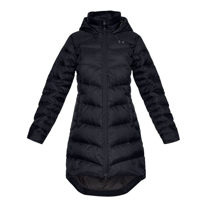 Пуховик женский Модель: Down Sweater Parka- WARM Black / Charcoal Бренд: Un*der Arm*our