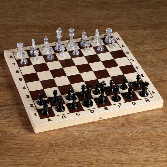 СИМА-ЛЕНД Шахматные фигуры, король h-5.8 см, пешка h-2.8 см