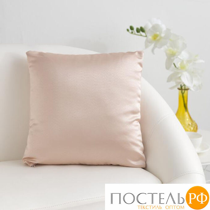 Декоративная подушка «Этель» 40?40 см Дамаск CAMEO SOLID, 100% п/э