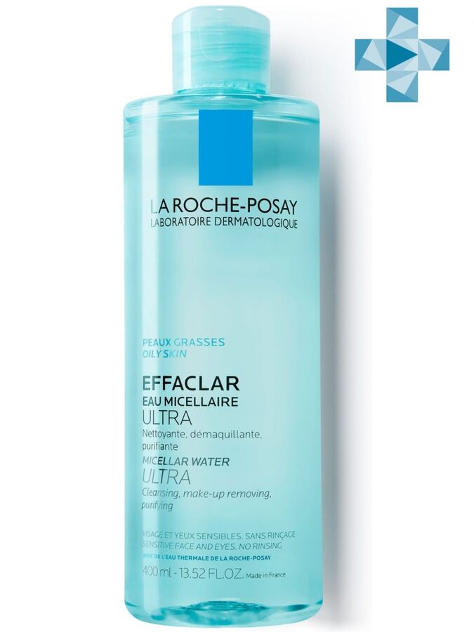 LaRoche-Posay Ля Рош Позе Мицеллярная вода для жирной и проблемной кожи Ultra, 400 мл (La Roche-Posay, Effaclar)