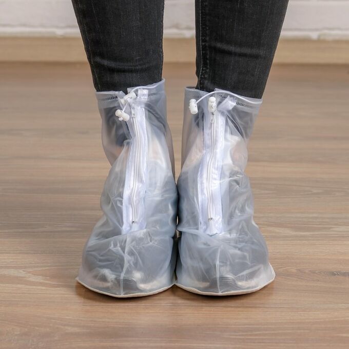 СИМА-ЛЕНД Чехлы на обувь «Классика» прозрачные, надеваются на размер обуви 37-38