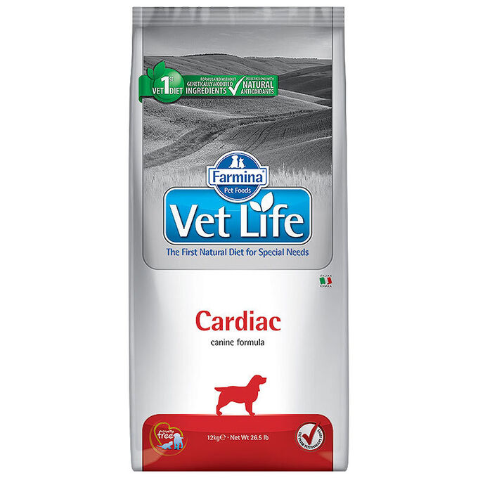 Vet life 10 кг. Корм Кардиак для собак. Сухой корм для собак Farmina vet Life при болезнях ЖКТ 1 уп. Х 1 шт. Х 12 кг купить.