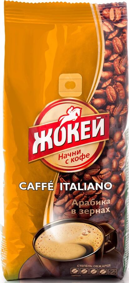 Кофе Жокей зерно в/сорт Caffe Italiano м/у 500г 1/12