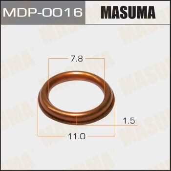 Шайбы для форсунок MASUMA MD070718, 7,8х11х15 4D68, 4D65, 4D56