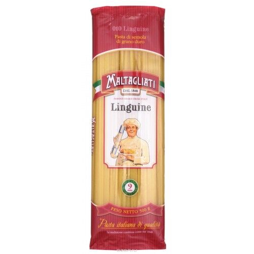 Макароны Maltagliati Linguine 010 (Лапша плоская), 500г