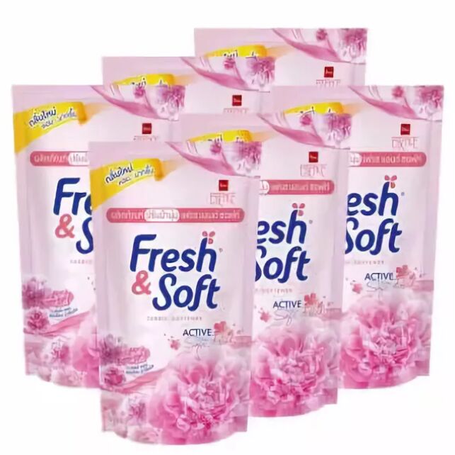 LION Essence Fresh & Soft Кондиционер для белья 600мл, "Pink Elegance ...