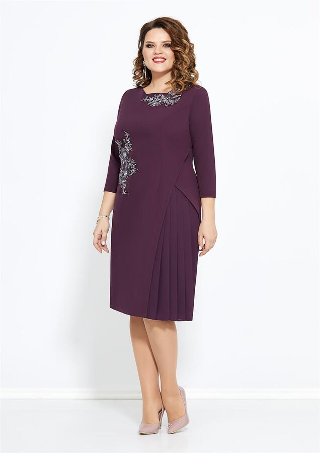 Платье Mira Fashion 4582-3 фиолетовый