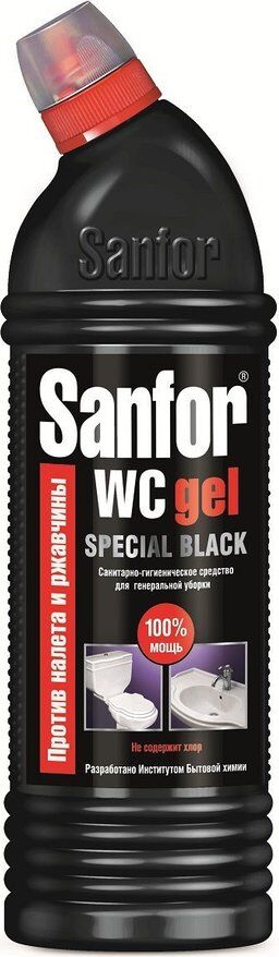 Чист.гель SANFOR 750мл WC Special Black д/генеральной уборки