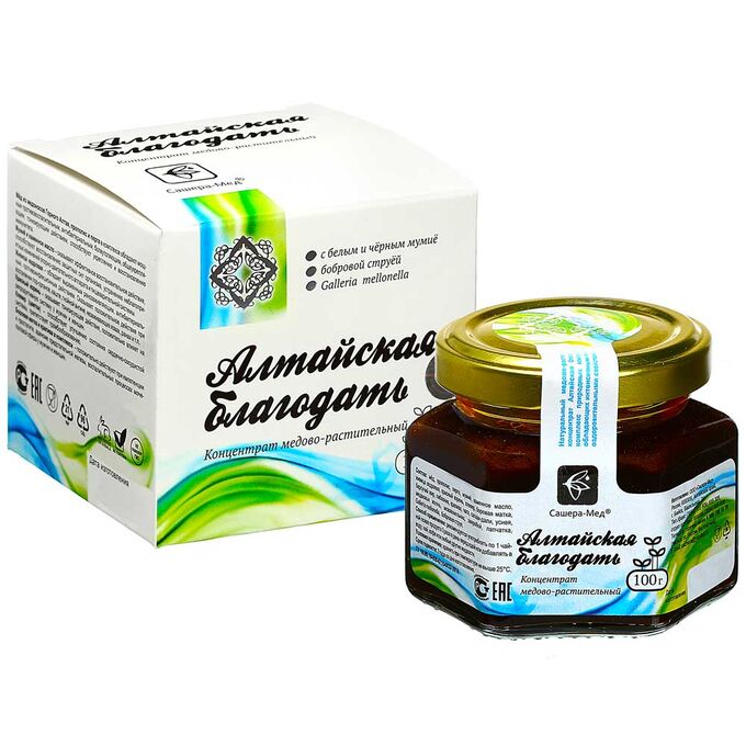 Сашера-Мед Концентрат  медово-растительный   Алтайская Благодать