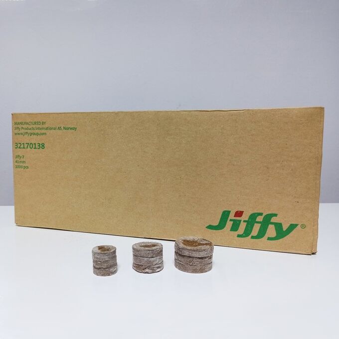 Таблетки торфяные, d = 4,1 см, Jiffy -7, набор 1000 шт
