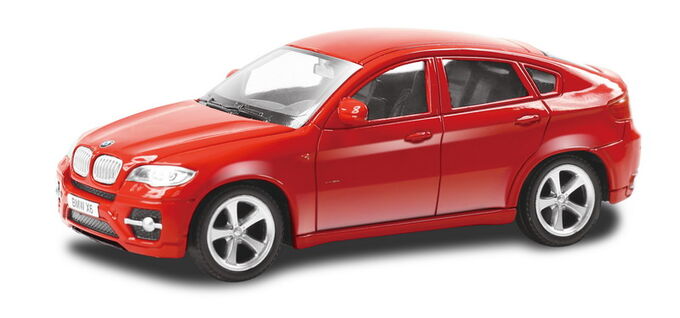 444002-RD Машинка металлическая Uni-Fortune RMZ City 1:43 BMW X6 , без механизмов, цвет красный, 12,5 x 5,6 x 5,9 см