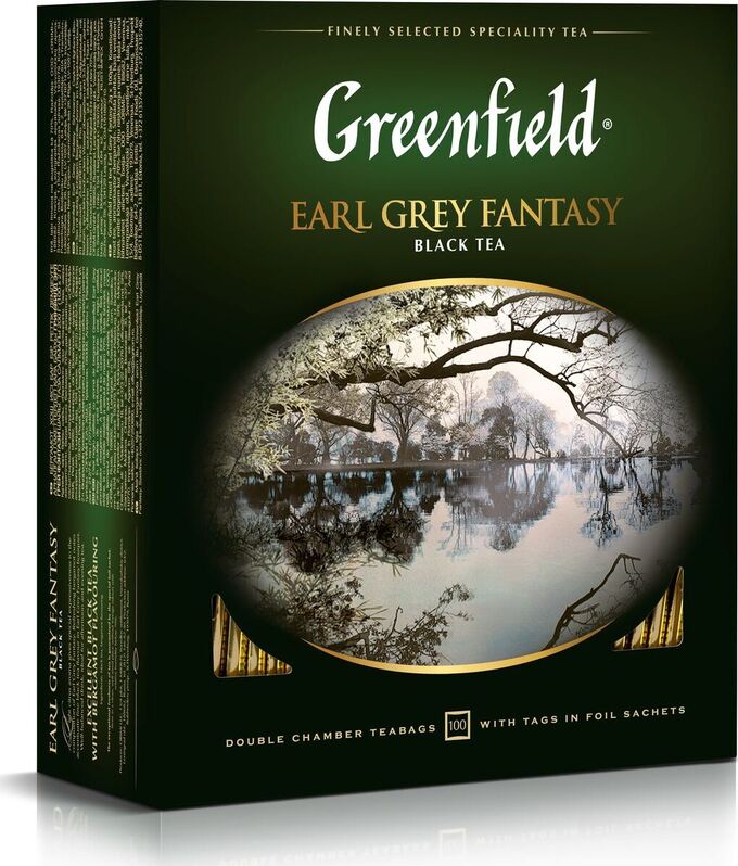Greenfield Чай Гринфилд Earl grey fantasy 2г 1/100/9