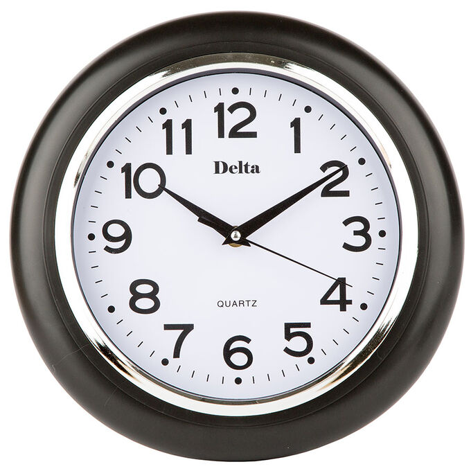 Часы настенные 29 см DT-0091 черные