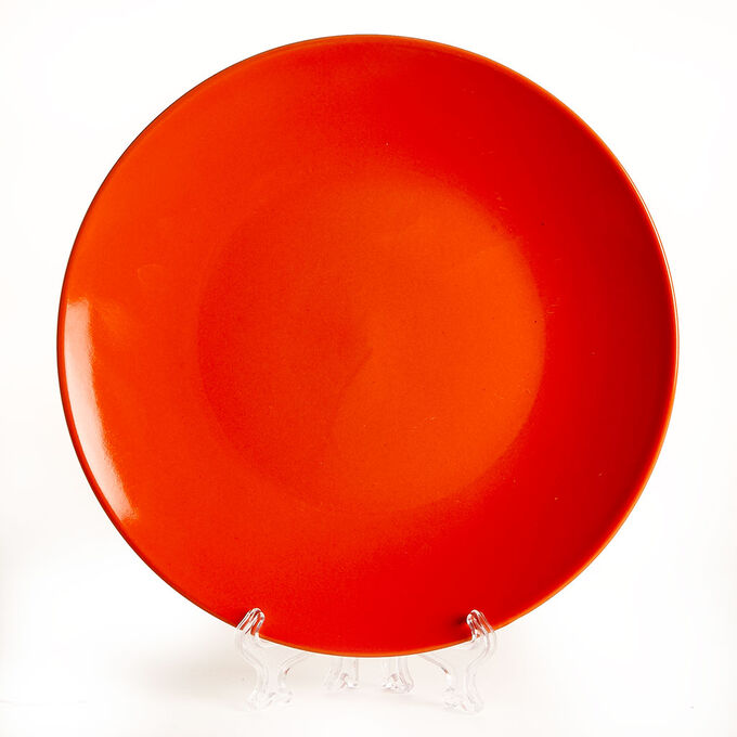 Тарелка 20 см десертная Ф20-001T1 оранжевая