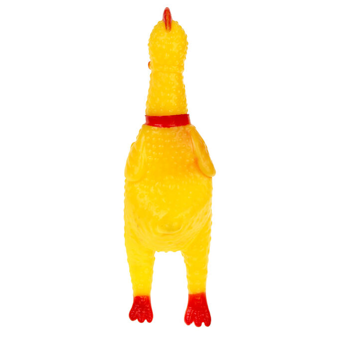 Игрушка пищащая &quot;Курица&quot; малая, 16,5 см, жёлтая