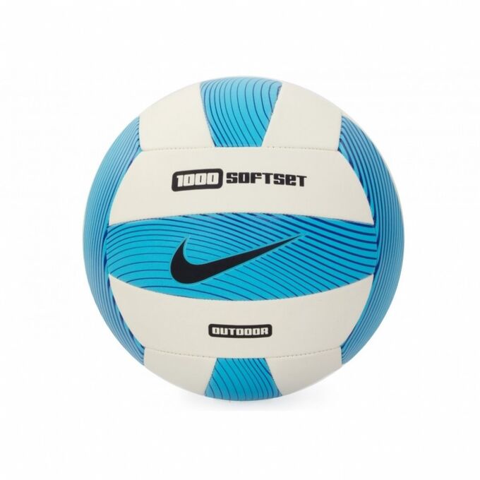 Мяч волейбольный Модель: Ni*ke 1000 SOFTSET OUTDOOR VOLLEYBALL INFLATED WITH BOX NS ELECTRIC GREEN/WHITE/GAMMA BLUE/BLACK Бренд: