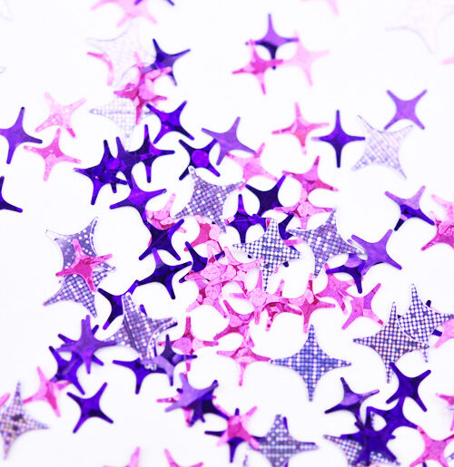 Patrisa Nail Камифубуки К98 &quot;Звездный микс&quot; лиловый, розовый, фиолетовый голография